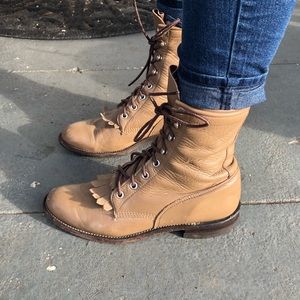 Vintage Justin leather boots Size 6